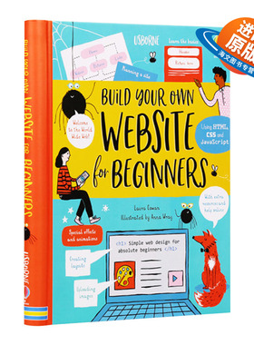 英文原版 Build Your Own Website for Beginners 自己创建网站 初探网站搭建 儿童编程英语启蒙绘本 英文版 进口英语原版书籍