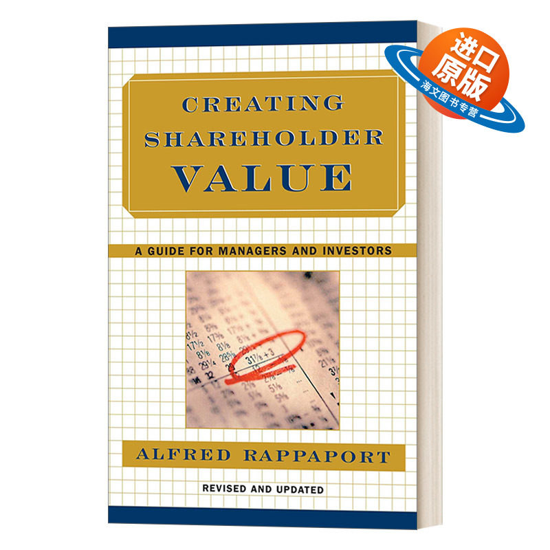 英文原版 Creating Shareholder Value 创造股东价值 精装 英文版 进口英语原版书籍