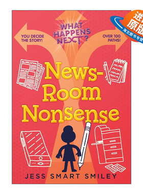 英文原版 What Happens Next Newsroom Nonsense 编辑部的胡言乱语 儿童幽默全彩漫画 英文版 进口英语原版书籍
