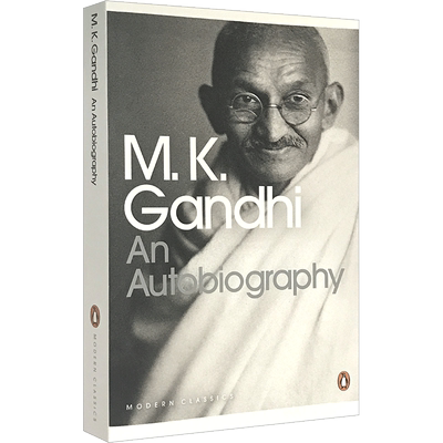 正版 圣雄甘地自传 英文原版书 人物传记 An Autobiography by Mahatma Gandhi 我追求真理的历程 英文版 进口书籍