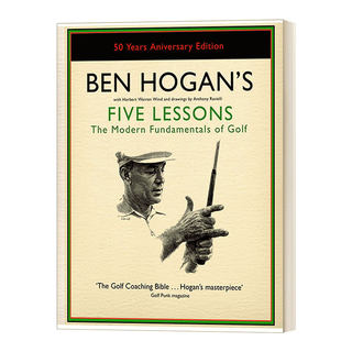 英文原版 Ben Hogan's Five Lessons 本·霍根的五堂课  高尔夫经典书目  精装 英文版 进口英语原版书籍