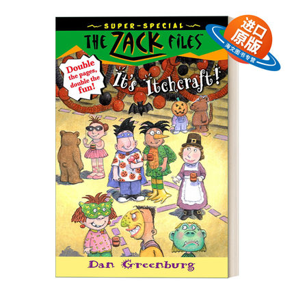 英文原版 The Zack Files 30 It's Itchcraft SuperSpecial 札克档案系列30 儿童冒险章节桥梁书 Dan Greenburg 进口英语原版书籍