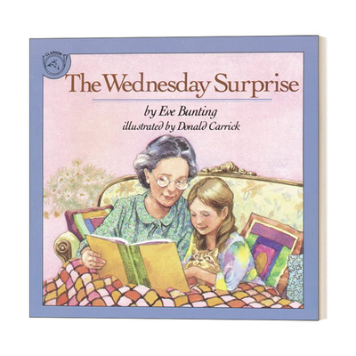 英文原版 The Wednesday Surprise 周四的惊喜 汪培珽第4阶段 儿童启蒙学习绘本图画故事书 名家Eve Bunt 英文版 进口英语原版书籍