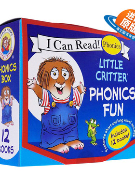 英文原版 Little Critter Phonics Fun 小毛人小怪物自然拼读盒装 英文版 进口英语原版书籍儿童外文书