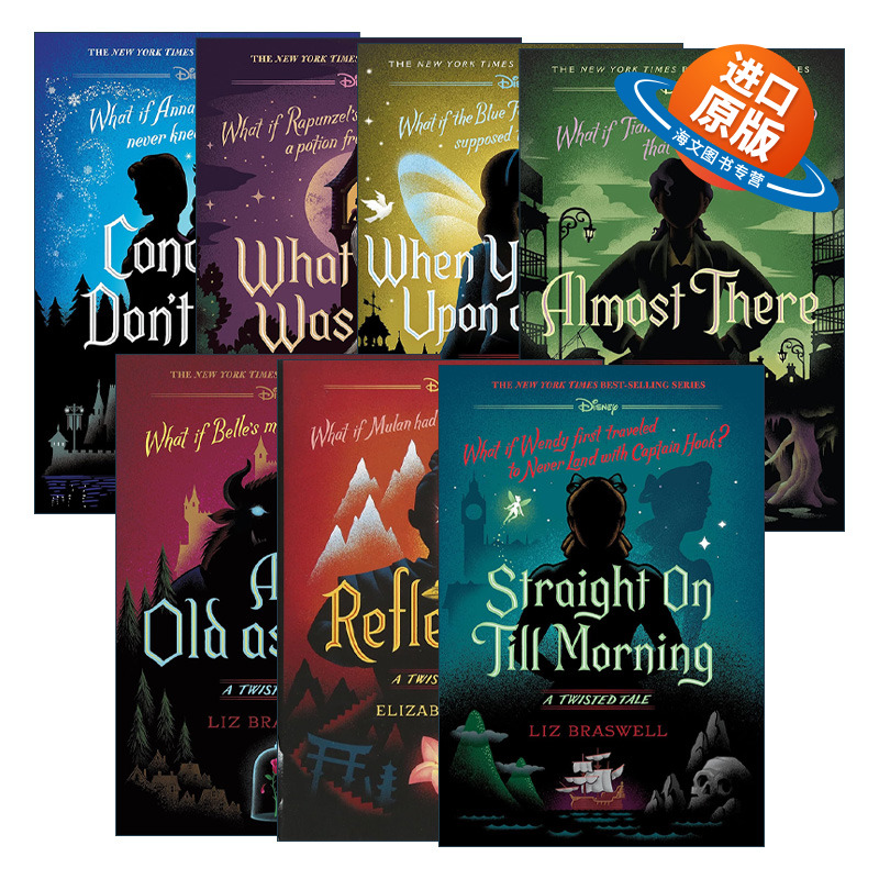 英文原版 A Twisted Tale 迪士尼反转故事精装系列 7册 英文版 进口英语原版书籍