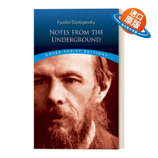 Dover Notes 地下室手记 英文原版 Thrift 进口英语原版 the 英文版 from 书籍 Underground Editions 陀思妥耶夫斯基