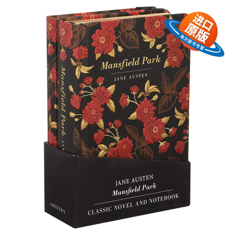英文原版 Mansfield Park Gift Pack 曼菲尔德庄园 书+笔记本 复古经典系列 英文版 Chiltern Pack 进口英语原版书籍