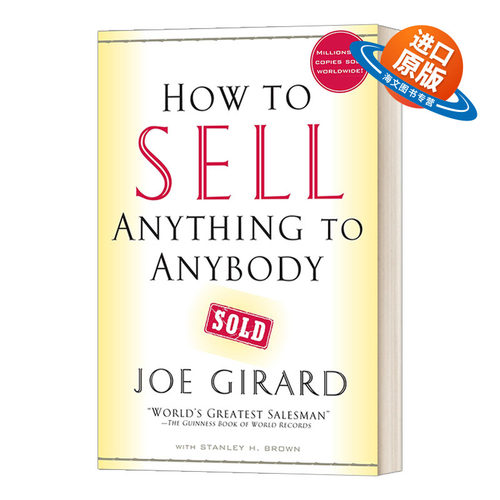 英文原版 How to Sell Anything to Anybody 无往不利的推销术 英文版 进口英语原版书籍