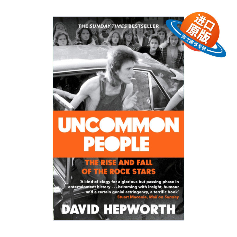 英文原版 Uncommon People 不普通的人们 摇滚明星兴衰史 大卫-赫普沃斯 英文版 进口英语原版书籍