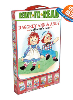 英文原版 Raggedy Ann & Andy Collector's Set Boxed Set 准备读系列分级阅读6册盒装 美国红发安娃娃 英文版 进口英语原版书籍