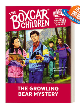 英文原版 #61 The Growling Bear Mystery棚车少年61 英文版 进口英语原版书籍