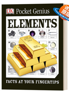 英文原版 Pocket Genius: Elements Facts at Your Fingertips DK百科知识口袋书 口袋天才系列 元素 英文版 进口英语原版书籍