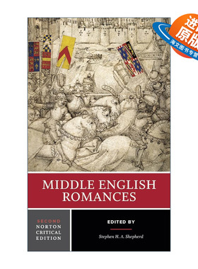 英文原版 Middle English Romances 中世纪英国浪漫小说集 第二版 诺顿文学解读系列 Norton Critical Edition 进口英语原版书籍
