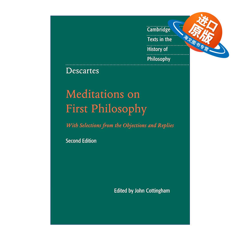 英文原版 Descartes: Meditations on First Philosophy 笛卡尔 第一哲学沉思集 剑桥哲学史文本系列 英文版 进口英语原版书籍