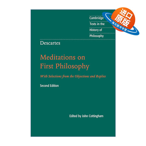 英文原版 Descartes: Meditations on First Philosophy 笛卡尔 第一哲学沉思集 剑桥哲学史文本系列 英文版 进口英语原版书籍