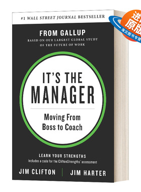 英文原版 精装 It's the Manager Gallup 新领导力 成败在经理 精装 Jim Clifton 盖洛普 英文版 进口英语原版书籍