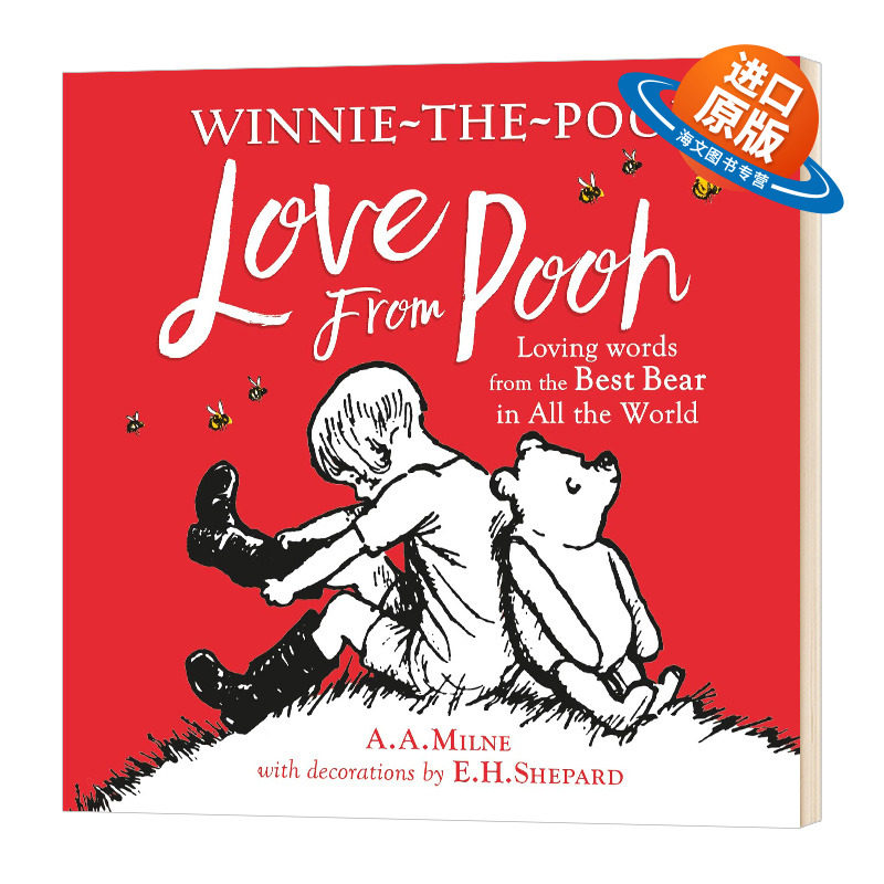 小熊维尼 来自维尼的爱 英文原版 精装 Winnie the Pooh Love From Pooh 精装 英文版进口原版英语书籍儿童外文书