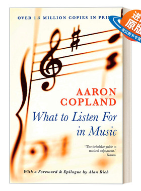 英文原版 What to Listen for in Music 如何听懂音乐 Aaron Copland获1967年奥斯卡配乐奖 英文版 进口英语原版书籍