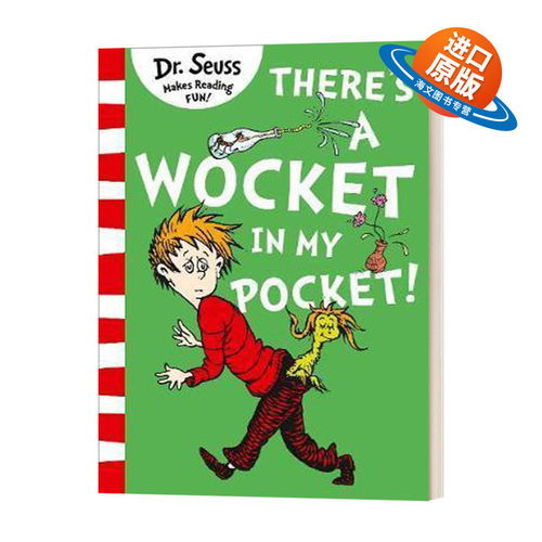 英文原版 DR.SEUSS There's a Wocket in My Pocket! 苏斯博士 蓝色系列绘本 英文版 进口英语原版书籍儿童外文书