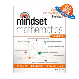 英文原版 Mindset Mathematics Grade 5 思维数学 可视化和研究大观念 五年级 斯坦福大学教授Jo Boaler 英文版 进口英语原版书籍