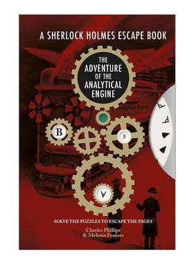 英文原版 The Sherlock Holmes Escape Book The Adventure of the Analytical Engine 福尔摩斯密室逃脱系列 分析机冒险 益智推理