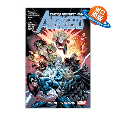 英文原版 Avengers By Jason Aaron Vol. 4 War Of The Realms 复仇者联盟 卷四 漫威漫画 英文版 进口英语原版书籍