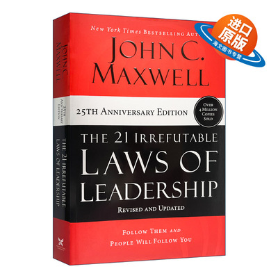 英文原版 The 21 Irrefutable Laws of Leadership 领导力21法则 追随这些法则，人们就会追随你 精装 英文版 进口英语原版书籍