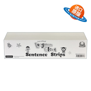 英文原版 Preschool Longman Elect Sentence Strips 句子卡 英文版 进口英语原版书籍