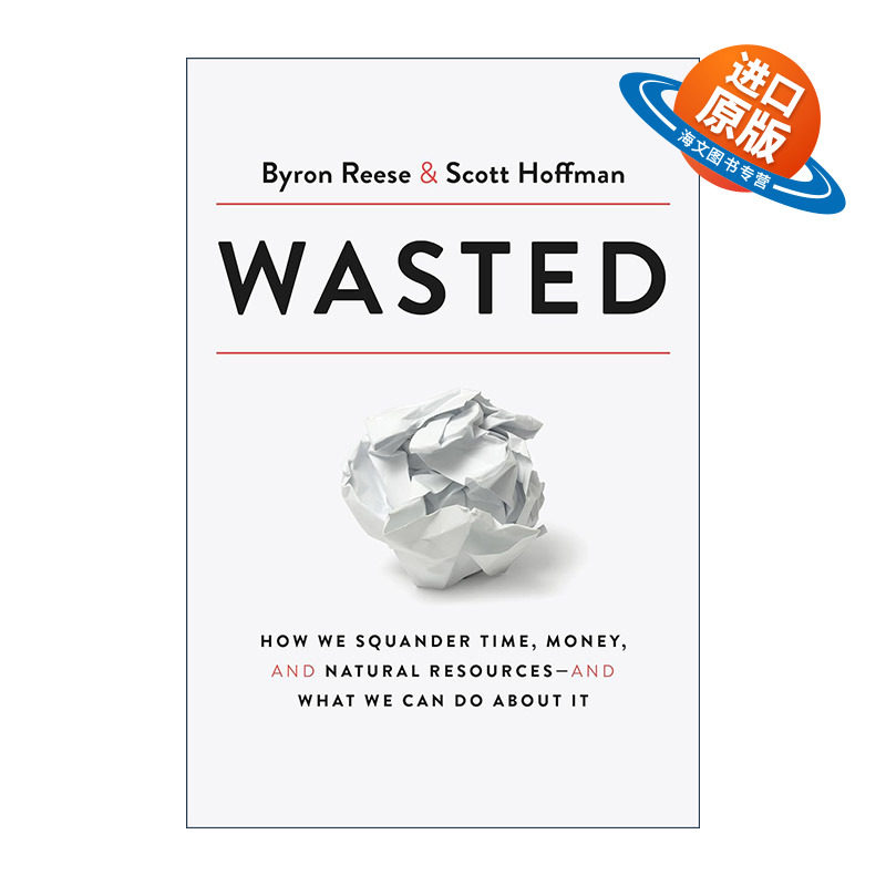 英文原版 Wasted 浪费 如何节省时间 金钱和自然资源 人工智能哲学作者Byron Reese 精装 英文版 进口英语原版书籍