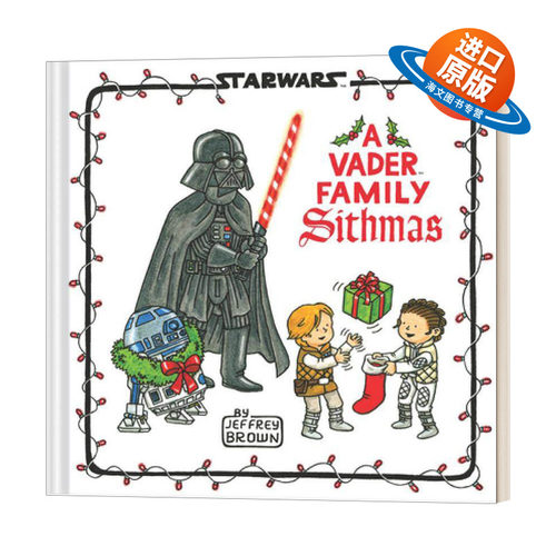 英文原版 Star Wars A Vader Family Sithmas 星球大战 黑武士一家过圣诞 Jeffrey Brown 幽默绘本 精装 英文版 进口英语原版书籍