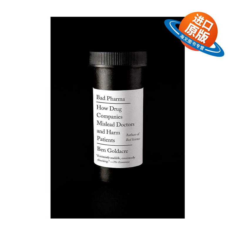 英文原版 Bad Pharma 无良药商 制药公司如何误导医生和危害患者 英文版 进口英语原版书籍