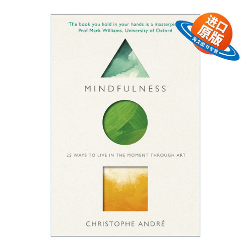 英文原版 Mindfulness 一日一冥想 25堂名画课带你走向精心 克里斯托夫?安德烈 英文版 进口英语原版书籍