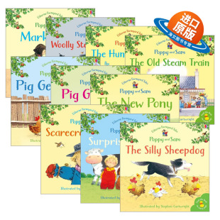 儿童英语启蒙 Farmyard Sam 英文原版 短篇图画故事绘本 英文版 Poppy 故事 Tales 进口英语书籍 and 小马 农场故事系列10册套装