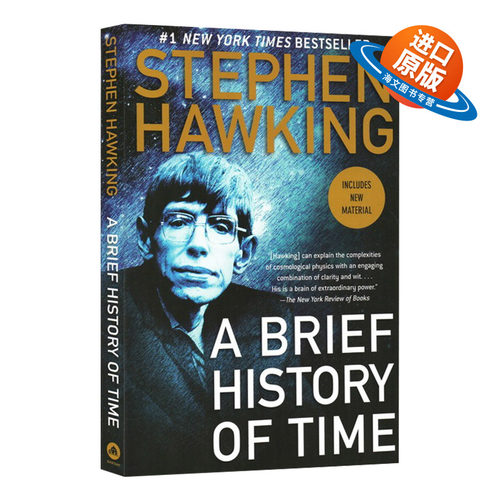英文原版 A Brief History of Time 时间简史 史蒂芬霍金 英文版 进口英语原版书籍