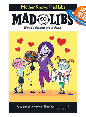 英文原版 Mother Knows Mad Libs 母亲节主题 疯狂填词游戏 英文版 进口英语原版书籍