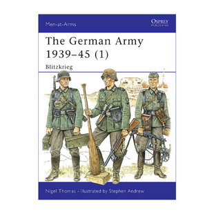 闪电战 German Army 书籍 进口英语原版 英文版 英文原版 二战德国陆军1 历史上 The 1939–45 军队系列