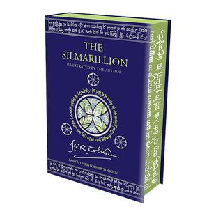 英文原版 The Silmarillion 精灵宝钻 精装插图刷边版 作者亲绘 英文版 进口英语原版书籍