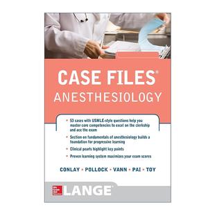 Anesthesiology Files Case 書籍 英文版 進口英語原版 麻醉學案例集 英文原版