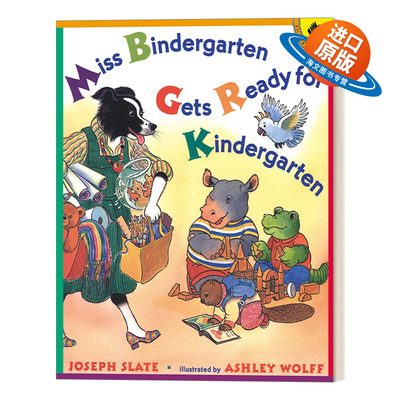 英文原版 Miss Bindergarten Gets Ready for Kindergarten 宾得小姐准备上幼儿园 吴敏兰绘本书单同系列 英文版 进口英语原版书籍