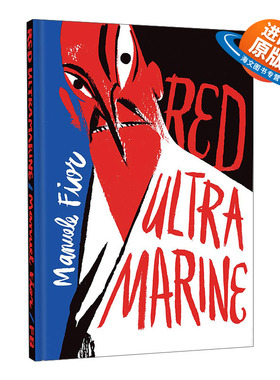 英文原版 Red Ultramarine 红群青 插画漫画家Manuele Fior漫画图像小说 英文版 进口英语原版书籍