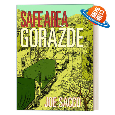 英文原版 Safe Area Gorazde 安全区域戈拉日代 Joe Sacco战争纪实漫画 英文版 进口英语原版书籍