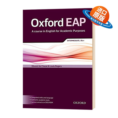 牛津学术英语综合教材B1+ 英文原版 Oxford EAP B1+ Student's Book 听说读写技能 英文版 进口原版英语书籍 OUP Oxford