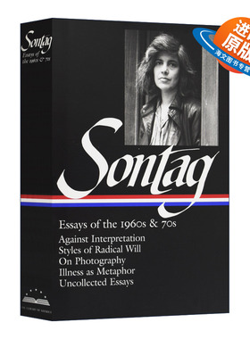 英文原版 Susan Sontag Essays of the 1960s & 70s (LOA #246) 苏珊·桑塔格 20世纪60年代和70年代的散文 精装  进口英语原版