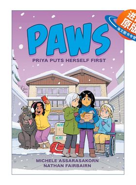 英文原版 PAWS Priya Puts Herself First 爪子系列 普丽娅把自己放在第一位 儿童精装漫画 英文版 进口英语原版书籍