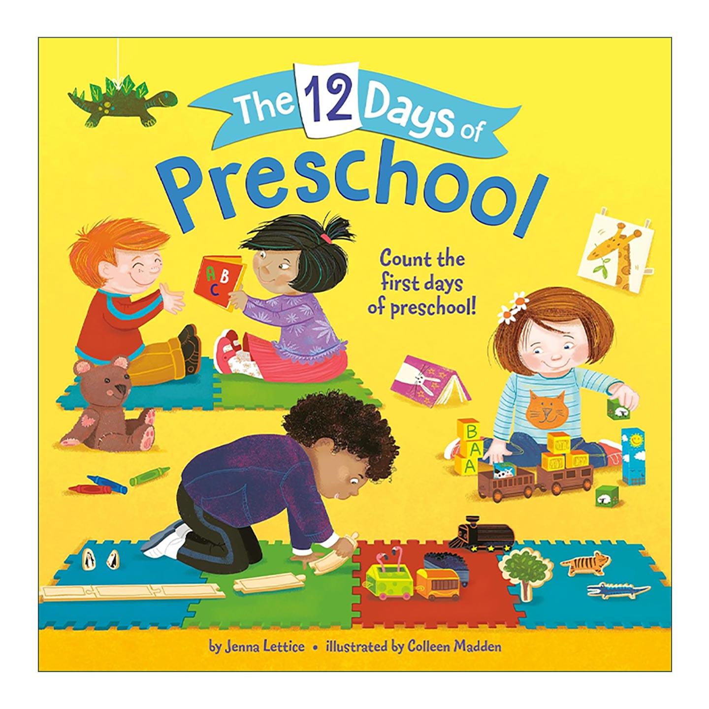 英文原版 The 12 Days of Preschool 12天的学前教育 开学准备 儿童启蒙认知绘本 Colleen Madden 英文版 进口英语原版书籍