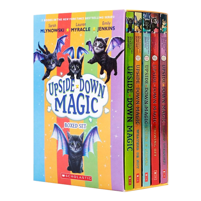 英文原版 Upside-Down Magic Box Set Books 1-5失控的魔法1-5英文版进口英语原版书籍-封面