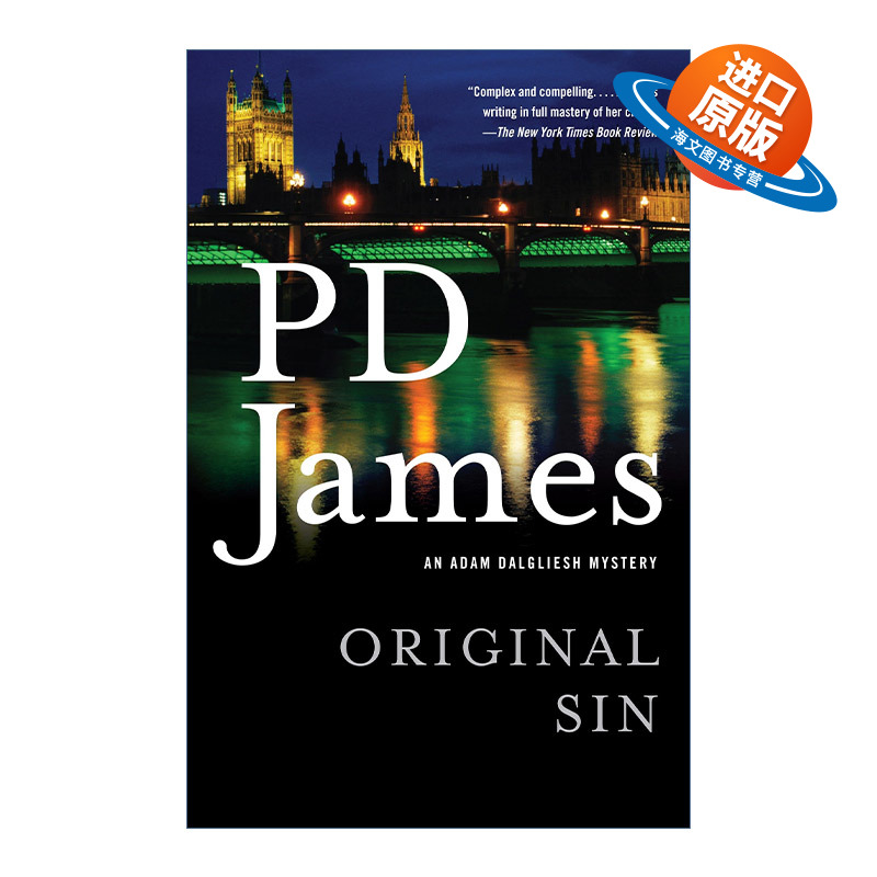 英文原版 Original Sin Adam Dalgliesh Mysteries 原罪 亚当·达格利什系列 推理小说第一夫人P. D. James 进口英语原版书籍