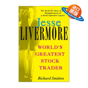 英文原版 Jesse Livermore 杰西利弗莫尔 投机之王 英文版 进口英语原版书籍