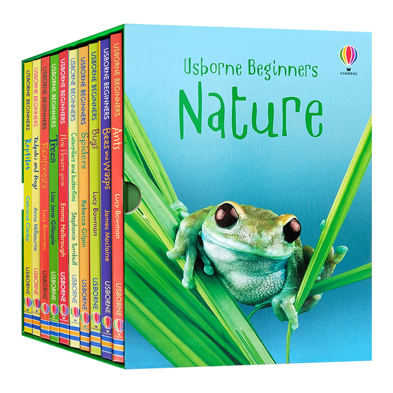 初探自然10册盒装 英文原版 Usborne Beginners Nature 尤斯伯恩初学者系列 儿童科普百科英语启蒙绘本 少儿环境科学读物 正版进口 书籍/杂志/报纸 原版其它 原图主图