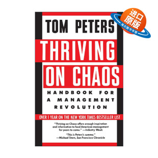 Chaos 追求卓越 进口英语原版 Thriving 书籍 英文版 汤姆·彼得斯 英文原版 管理学革命手册